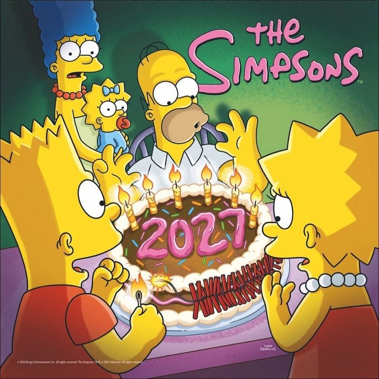 Produktbild: The Simpsons Broschurkalender 2027