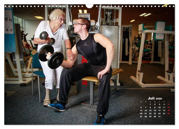 Produktbild: "Sch&ouml;nheit im Alter" - Fit und Aktiv (Wandkalender 2026 DIN A3 quer), CALVENDO Monatskalender