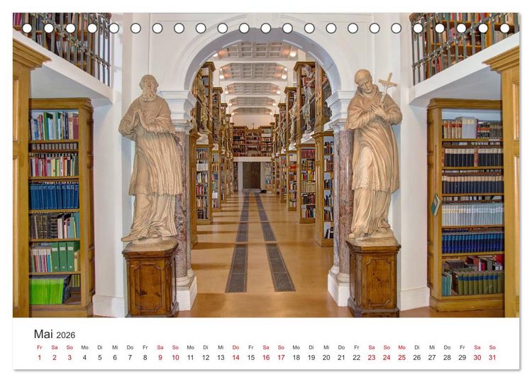 Produktbild: Abtei Marienstatt (Tischkalender 2026 DIN A5 quer), CALVENDO Monatskalender