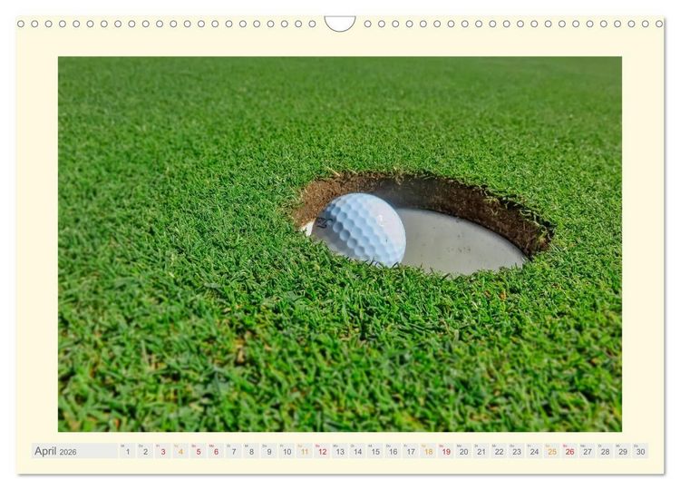 Produktbild: Golf - meine Leidenschaft (Wandkalender 2026 DIN A3 quer), CALVENDO Monatskalender