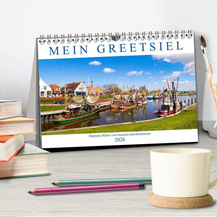 Produktbild: Mein Greetsiel (Tischkalender 2026 DIN A5 quer), CALVENDO Monatskalender