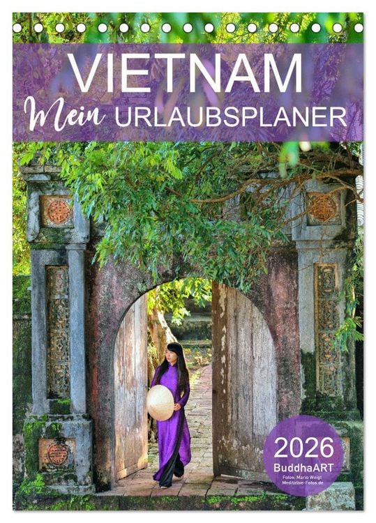 Produktbild: VIETNAM - Mein Urlaubsplaner (Tischkalender 2026 DIN A5 hoch), CALVENDO Monatskalender