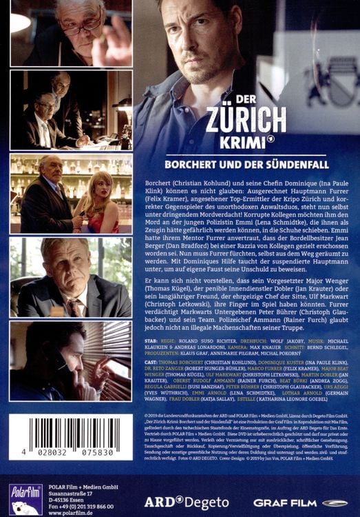 Produktbild: Der Z&uuml;rich Krimi: Borchert und der S&uuml;ndenfall (Folge 6)