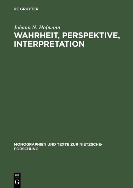 Produktbild: Wahrheit, Perspektive, Interpretation