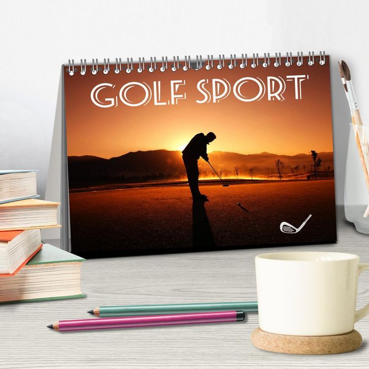 Produktbild: Golf Sport (Tischkalender 2026 DIN A5 quer), CALVENDO Monatskalender