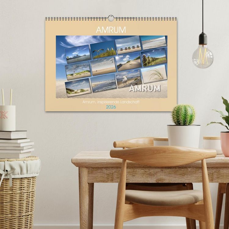 Produktbild: Amrum, inspirierende Landschaft (Wandkalender 2026 DIN A3 quer), CALVENDO Monatskalender