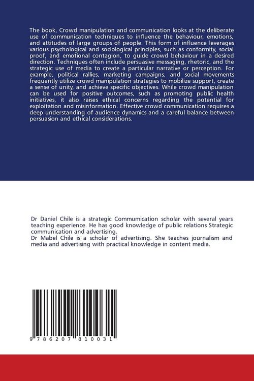 Produktbild: CROWD MANIPULATION AND COMMUNICATION