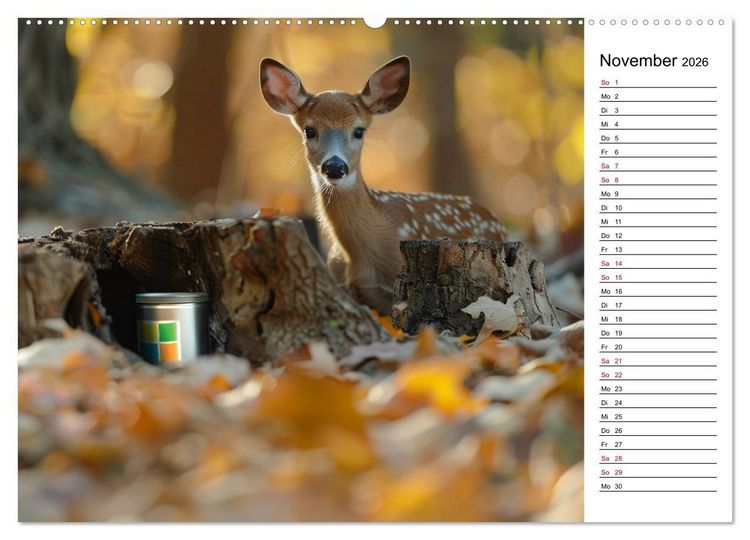 Produktbild: Der Geocaching Found it Kalender (Wandkalender 2026 DIN A2 quer), CALVENDO Monatskalender