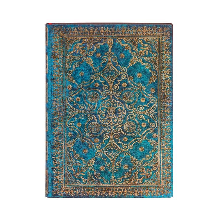 Produktbild: Softcover Notizbuch Azurblau, Midi, Liniert
