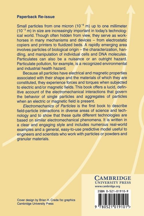Produktbild: Electromechanics of Particles