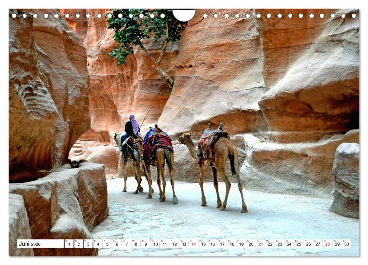 Produktbild: JORDANIEN, Faszination Nahost (Wandkalender 2026 DIN A4 quer), CALVENDO Monatskalender