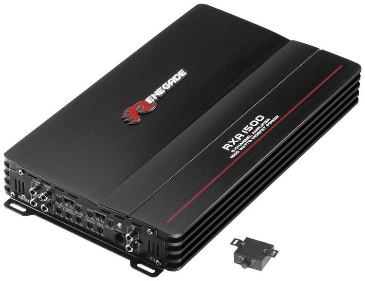 Produktbild: Renegade RXA1500 5-Kanal Endstufe 1500 W Lautst&auml;rke-/Bass-/H&ouml;hen-Regelung Passend f&uuml;r (Auto-Marke): Universal