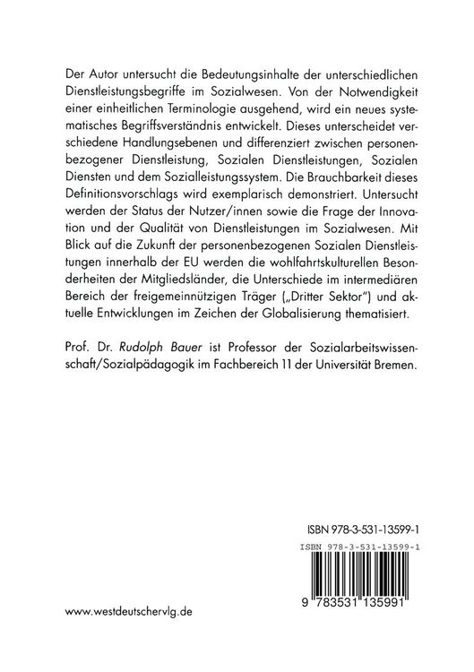 Produktbild: Personenbezogene Soziale Dienstleistungen