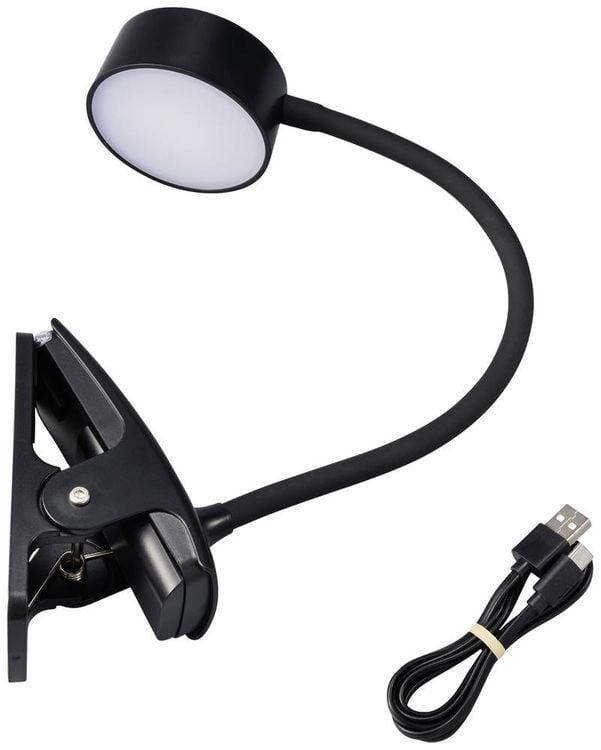 Produktbild: Renkforce RF-6053266 Klemmleuchte LED LED fest eingebaut 2W Schwarz