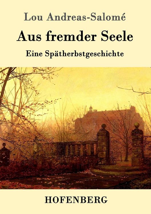 Produktbild: Aus fremder Seele