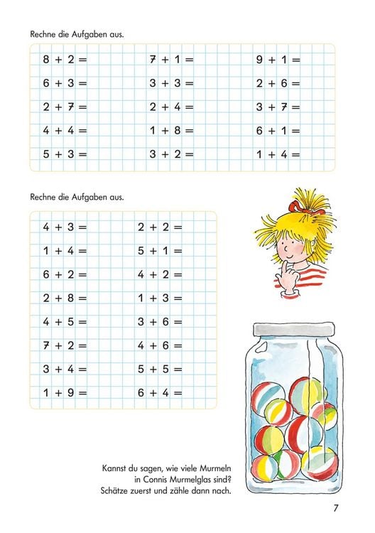 Produktbild: Conni Gelbe Reihe (Besch&auml;ftigungsbuch): Conni Erstes Rechnen