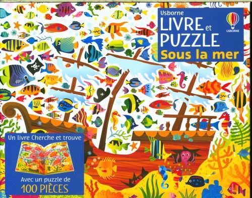 Produktbild: Sous la mer : coffret livre et puzzle : d&egrave;s 5 ans