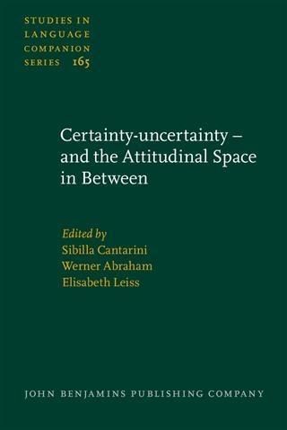 Produktbild: Certainty-uncertainty - and the Attitudinal Space in Between