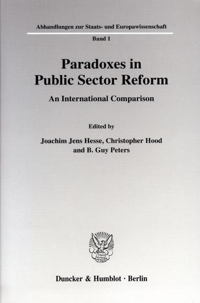 Produktbild: Paradoxes in Public Sector Reform: An International Comparison.