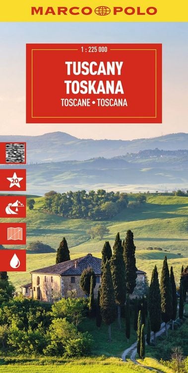 Produktbild: MARCO POLO Reisekarte Italien 07 Toskana 1:225.000