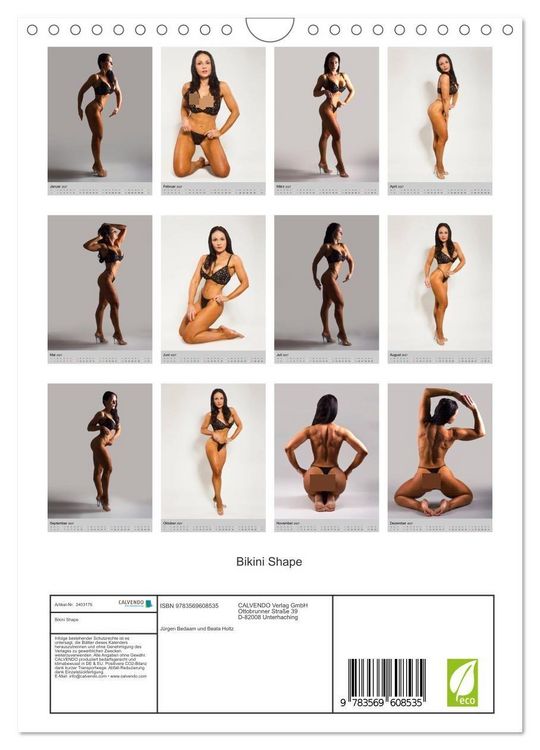Produktbild: Bikini Shape (Wandkalender 2027 DIN A4 hoch), CALVENDO Monatskalender