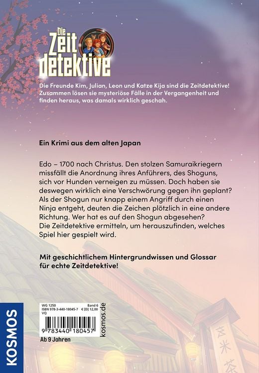 Produktbild: Die Zeitdetektive, 6, Die Rache des Ninjas
