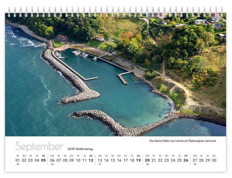 Produktbild: Kalender R&uuml;gen Luftaufnahmen kompakt 2027