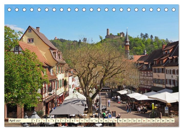 Produktbild: Weinheim im Herzen der Bergstra&szlig;e (Tischkalender 2027 DIN A5 quer), CALVENDO Monatskalender