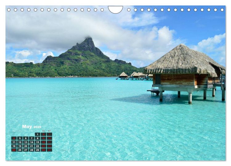 Produktbild: Bora Bora (Wall Calendar 2026 DIN A4 landscape), CALVENDO 12 Month Wall Calendar