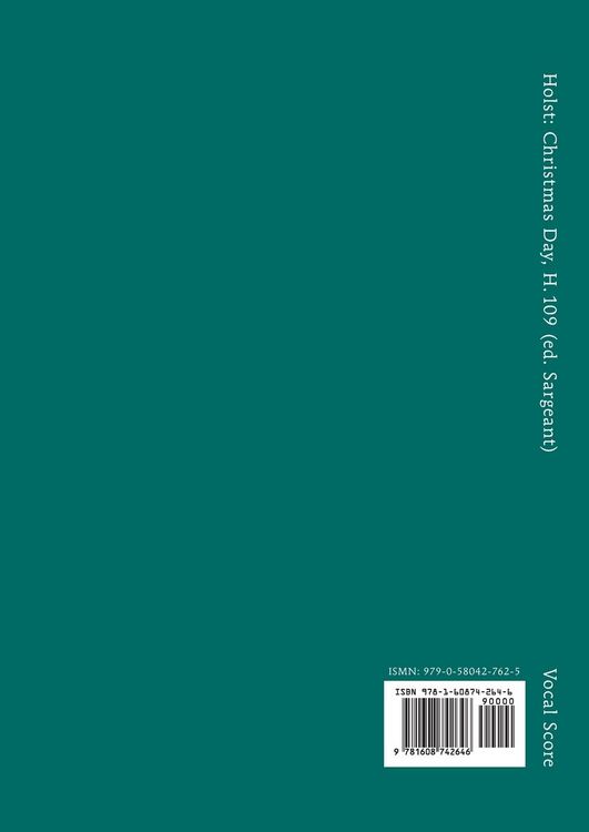Produktbild: Christmas Day, H.109