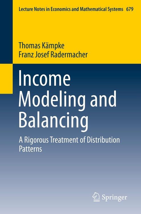 Produktbild: Income Modeling and Balancing