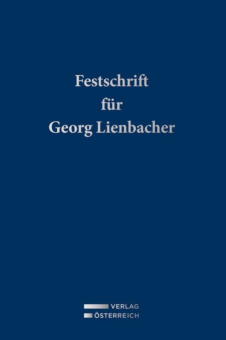 Produktbild: Festschrift f&uuml;r Georg Lienbacher