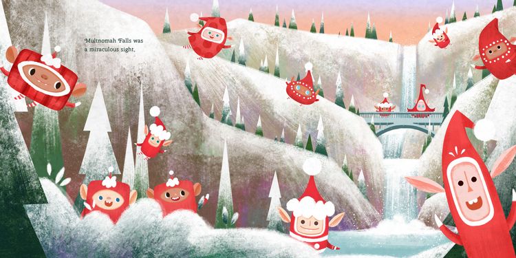 Produktbild: 12 Little Elves Visit Oregon