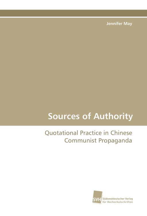 Produktbild: Sources of Authority