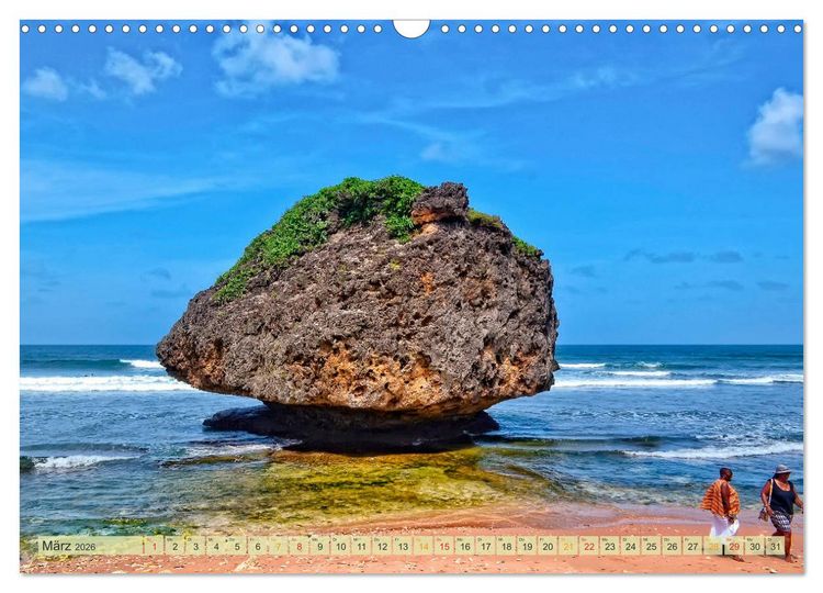 Produktbild: Reise in die Karibik - von den Bahamas bis Aruba (Wandkalender 2026 DIN A3 quer), CALVENDO Monatskalender