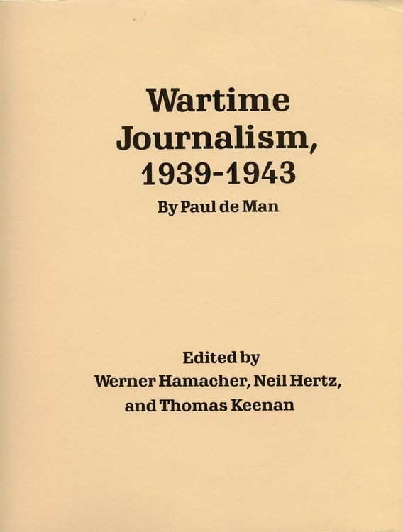 Produktbild: Wartime Journalism, 1939-43