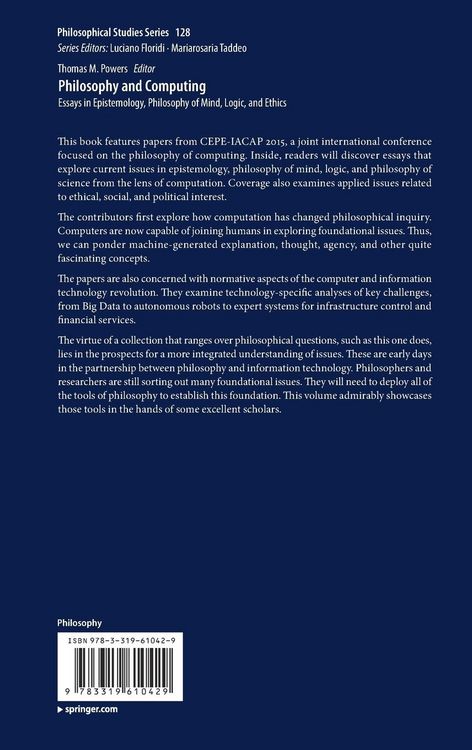 Produktbild: Philosophy and Computing
