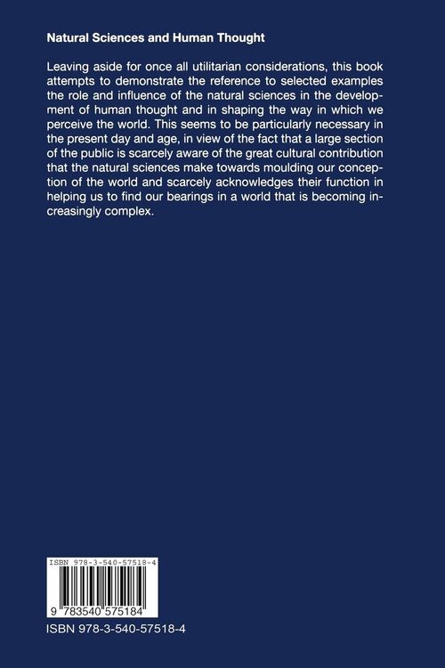 Produktbild: Natural Sciences and Human Thought