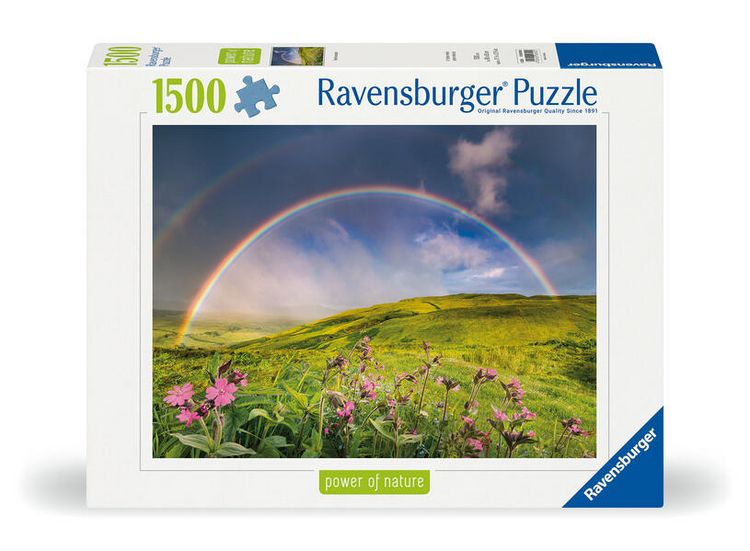 Produktbild: Erwachsenenpuzzle Power of Nature 1500 Teile - Spektakul&auml;rer Regenbogen