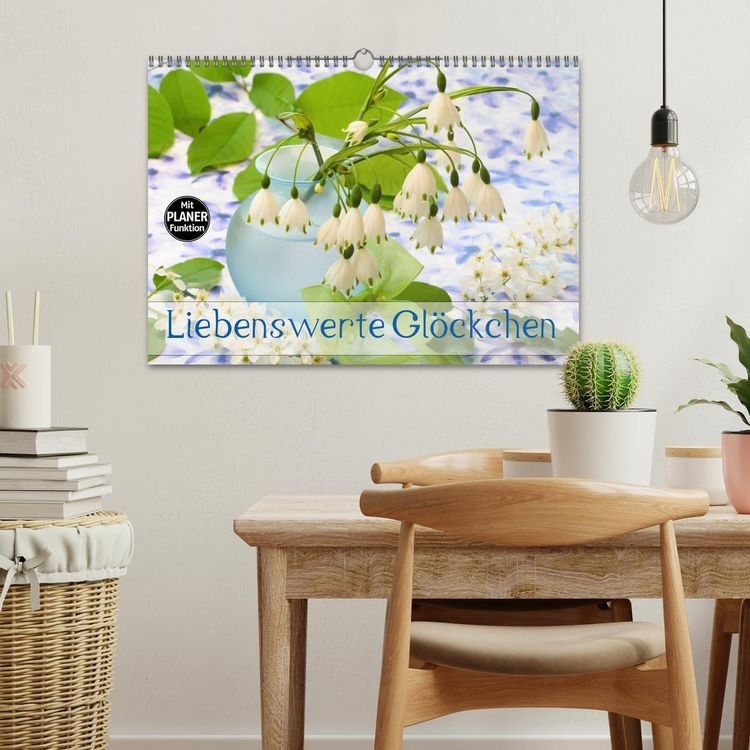 Produktbild: Liebenswerte Gl&ouml;ckchen (Wandkalender 2026 DIN A3 quer), CALVENDO Monatskalender