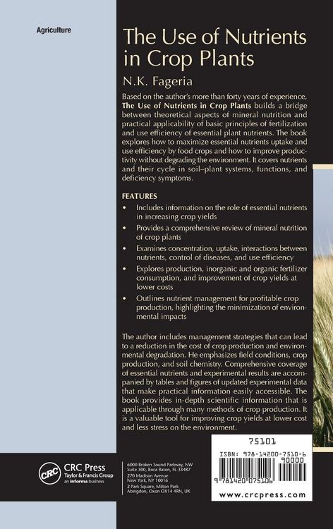 Produktbild: The Use of Nutrients in Crop Plants