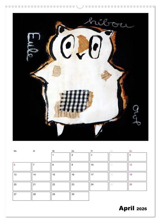 Produktbild: little pets (Wandkalender 2026 DIN A2 hoch), CALVENDO Monatskalender