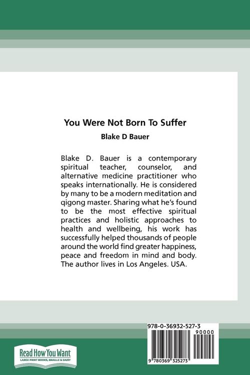 Produktbild: You Were Not Born to Suffer