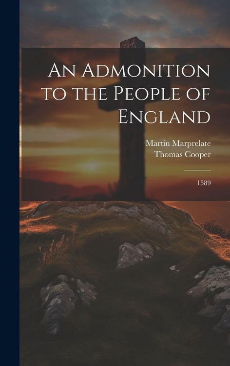 Produktbild: An Admonition to the People of England