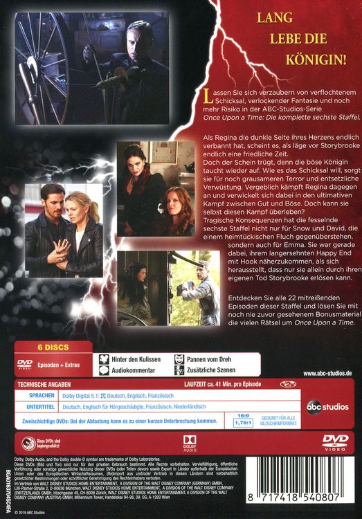 Once upon a time - Es war einmal - Staffel 6 [6 DVDs]