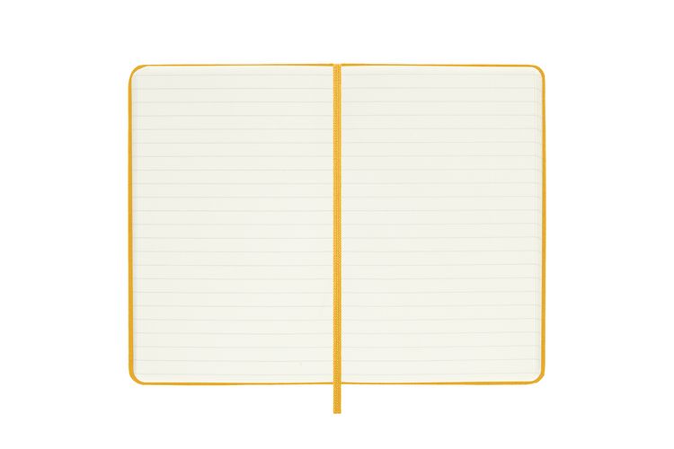 Produktbild: Moleskine Classic Notebook, Pocket, Ruled, Orange Yellow, Silk Hard Cover (3.5 x 5.5)