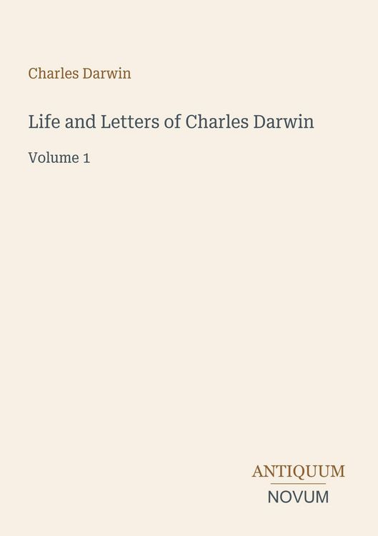 Produktbild: Life and Letters of Charles Darwin