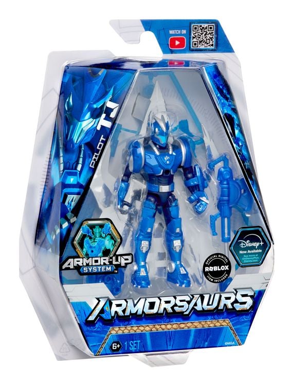 Produktbild: Armorsaurs 3.75 Figure- Triceratops Pilot (TJ)