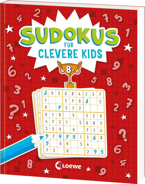 Produktbild: Sudokus f&uuml;r clevere Kids 8+ [rot]