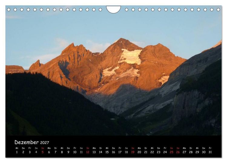 Produktbild: Alpenwelten (Wandkalender 2027 DIN A4 quer), CALVENDO Monatskalender